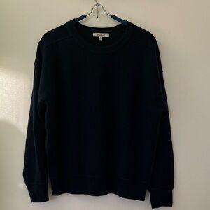 Madewell deep navy crewneck sweater